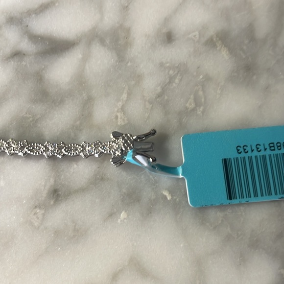 Moissanite 925 sterling silver bracelet 7” - Picture 7 of 10